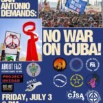 San Antonio-kommissærer holder Pro-Cuba-rally på kvelden før USAs 250-årsdag